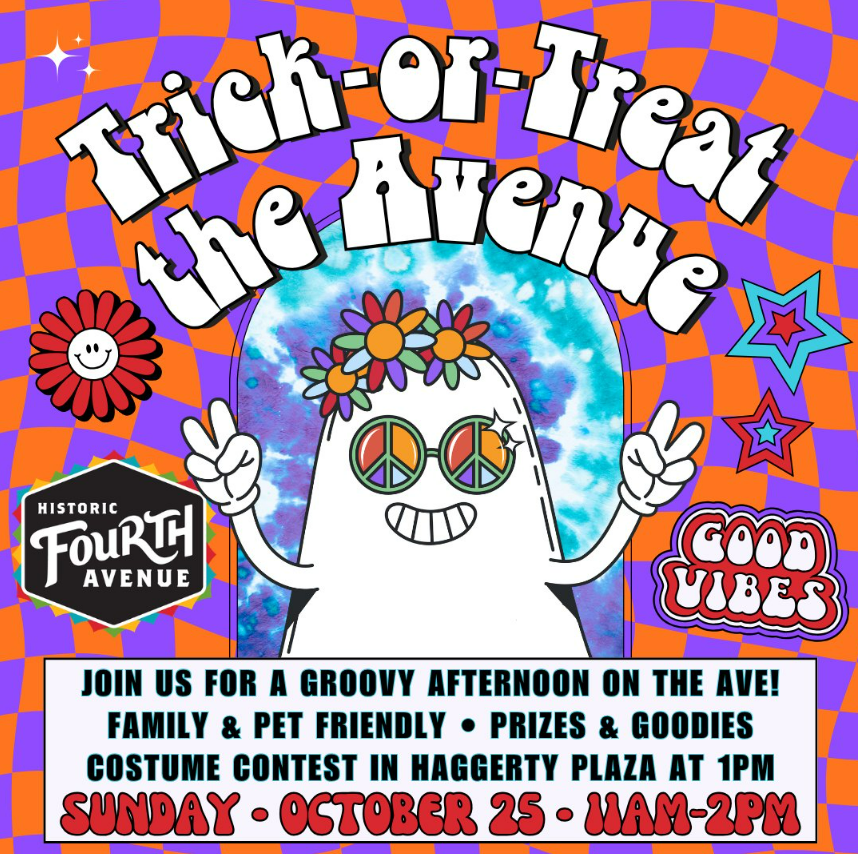 Trick or Treat the Avenue
October 25th
4th Avenue
Pet Costume Contest